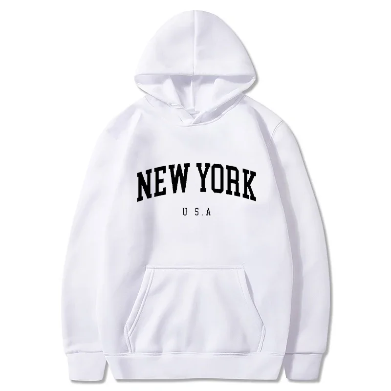 เสื้อฮู้ดดี้แฟชั่นพิมพ์ลายตัวอ - Winter Clothing In New York City บทวิจารณ์และราคา