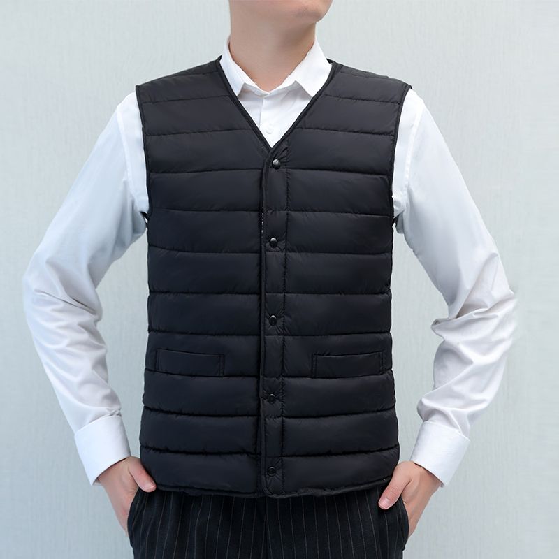 เสื้อกั๊กฤดูหนาวผู้ชายไซส์ใหญ่ - Winter Clothing Activity บทวิจารณ์และราคา