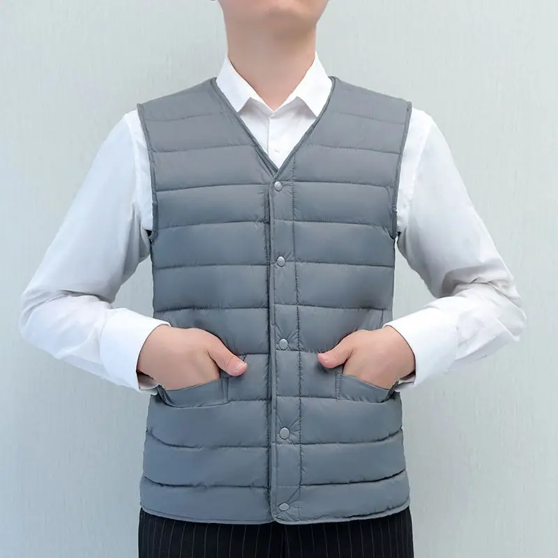 เสื้อกั๊กฤดูหนาวผู้ชายไซส์ใหญ่ - Winter Clothing Activity บทวิจารณ์และราคา