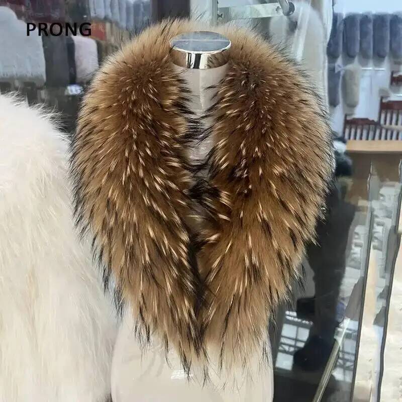 ปกขนแรคคูนธรรมชาติผ้าพันคอขนเฟ - Winter Clothing For Sale บทวิจารณ์และราคา