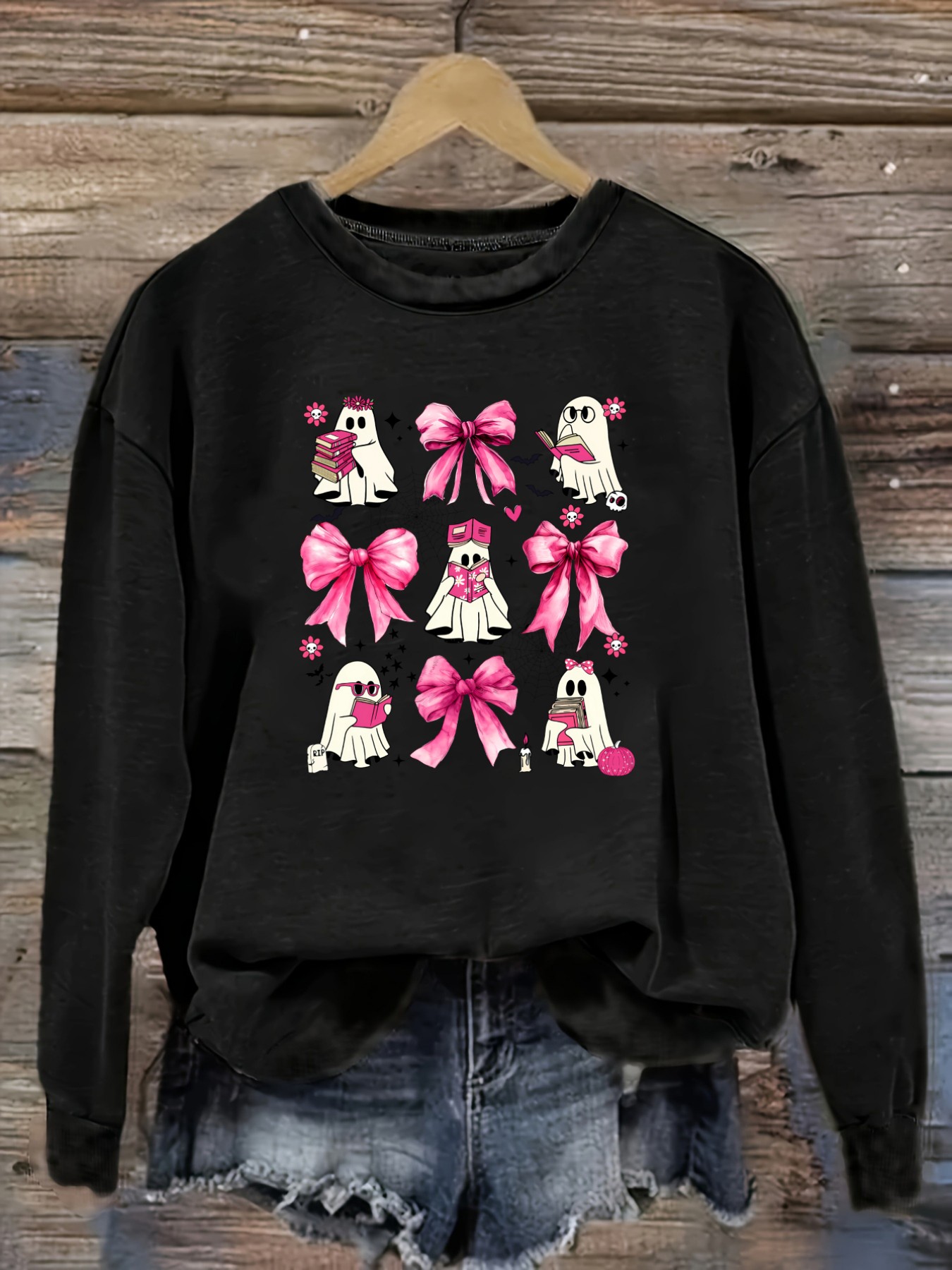 เสื้อยืดแขนยาวคอกลมลำลองสำหรับ - Winter Clothing Cute บทวิจารณ์และราคา