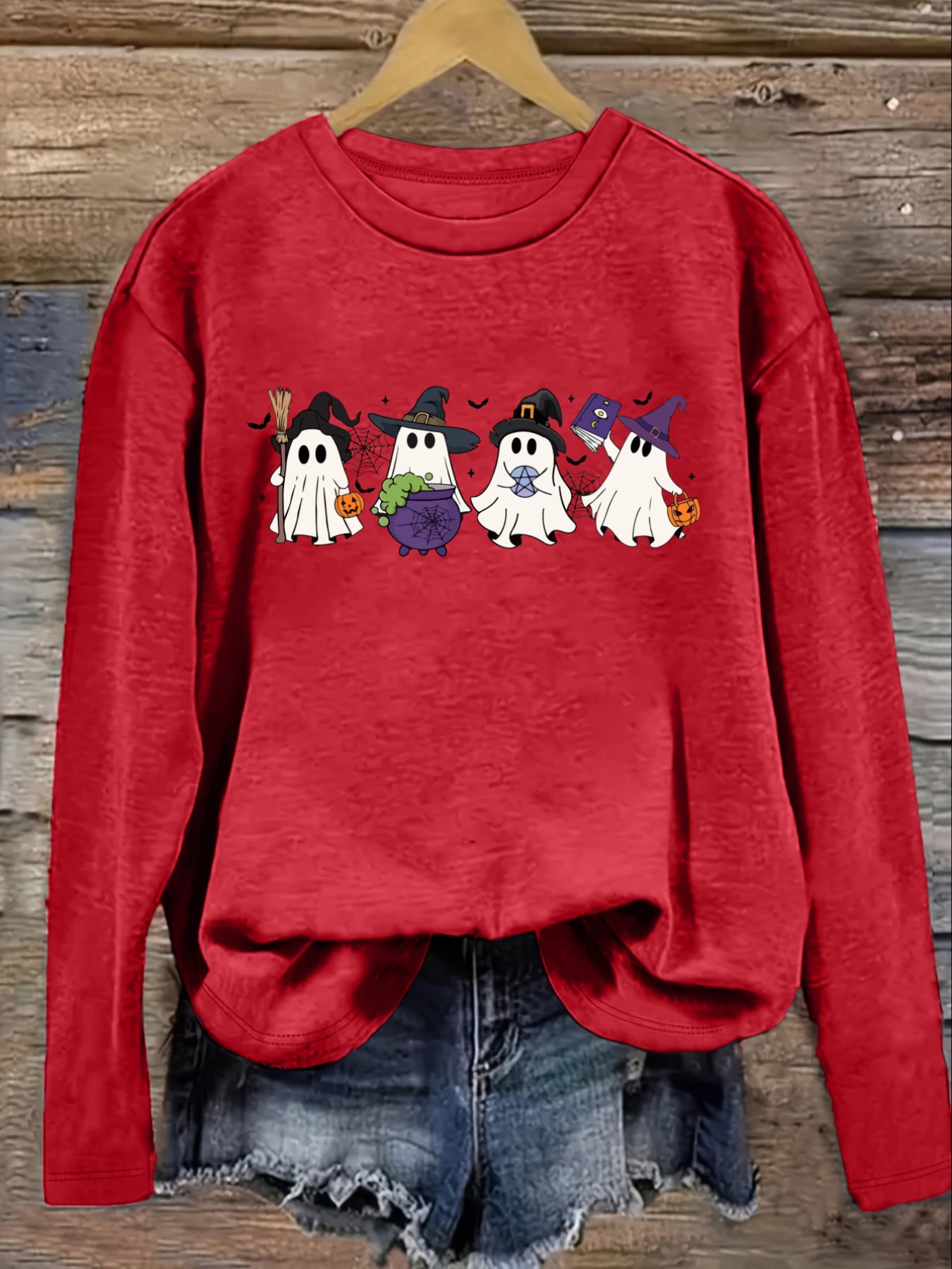 เสื้อยืดแขนยาวคอกลมลำลองสำหรับ - Winter Clothing Cute บทวิจารณ์และราคา