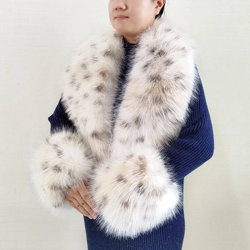 ผ้าพันคอขนเฟอร์เทียมลายสุนัขจิ - Winter Clothing For Sale บทวิจารณ์และราคา