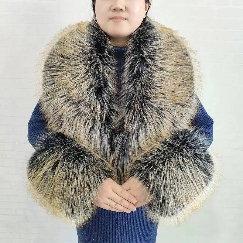 ผ้าพันคอขนเฟอร์เทียมลายสุนัขจิ - Winter Clothing For Sale บทวิจารณ์และราคา