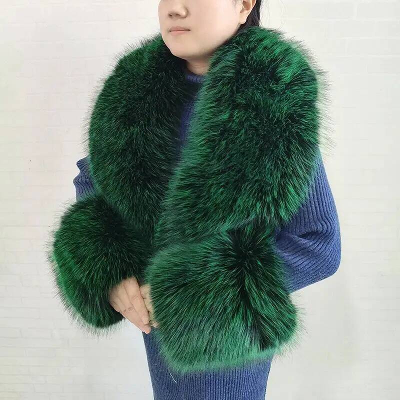 ผ้าพันคอขนเฟอร์เทียมลายสุนัขจิ - Winter Clothing For Sale บทวิจารณ์และราคา