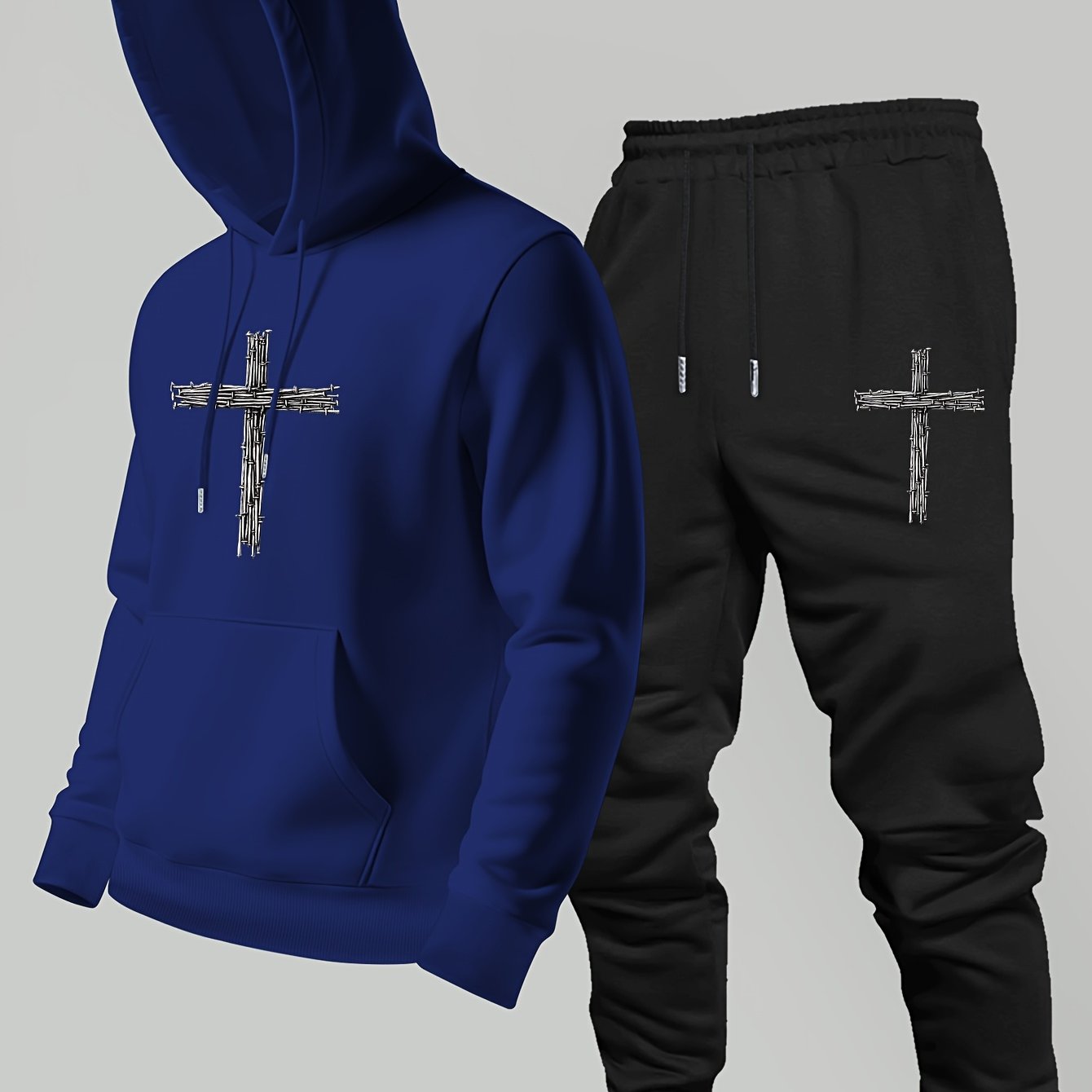 ชุดเสื้อฮู้ดและกางเกงขายาวสองช - Winter Clothing Logos บทวิจารณ์และราคา