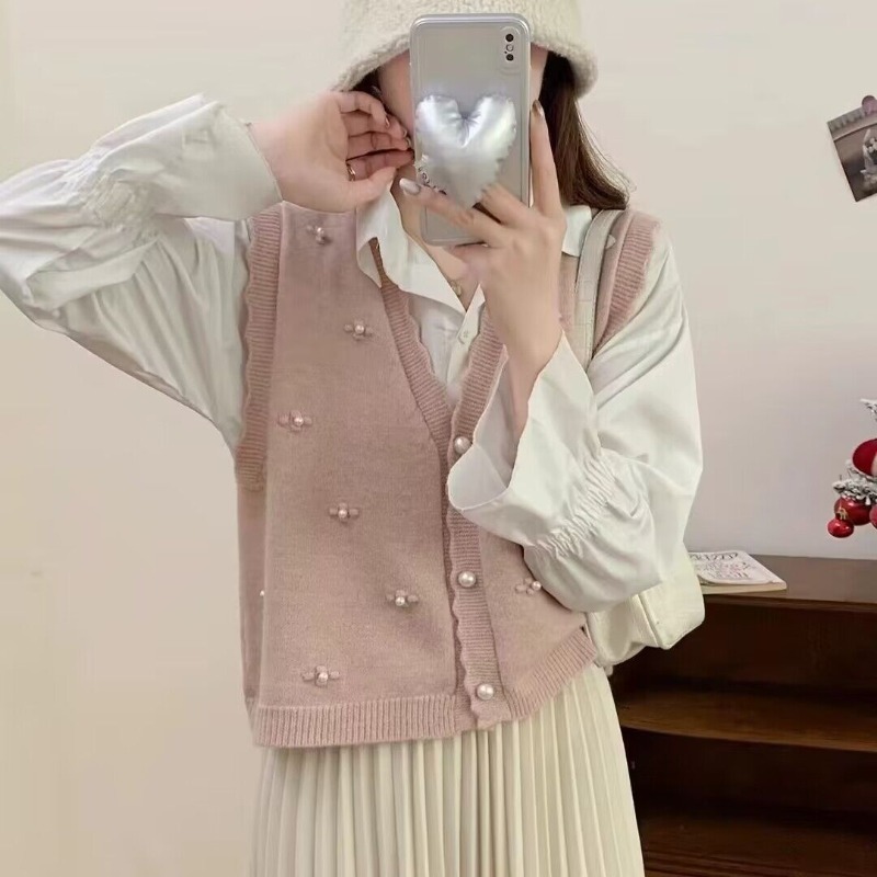 เสื้อกั๊กไหมพรมสีชมพูสำหรับผู้ - Winter Clothing Trends 2025 Women'S บทวิจารณ์และราคา