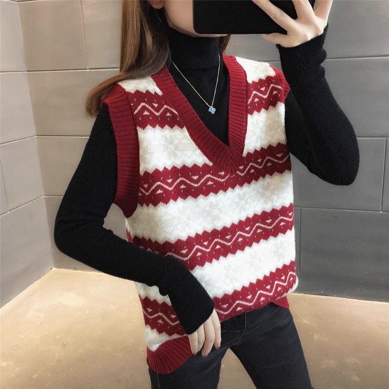 เสื้อกั๊กถักไหมพรมผู้หญิง สไตล - Winter Clothing Trends 2025 Women'S บทวิจารณ์และราคา