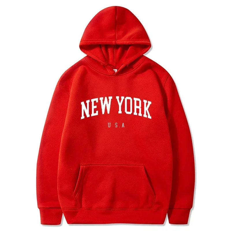 เสื้อฮู้ดแขนยาวพิมพ์ลายตัวอักษ - Winter Clothing In New York City บทวิจารณ์และราคา