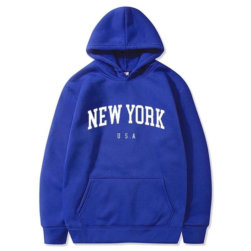 เสื้อฮู้ดแขนยาวพิมพ์ลายตัวอักษ - Winter Clothing In New York City บทวิจารณ์และราคา