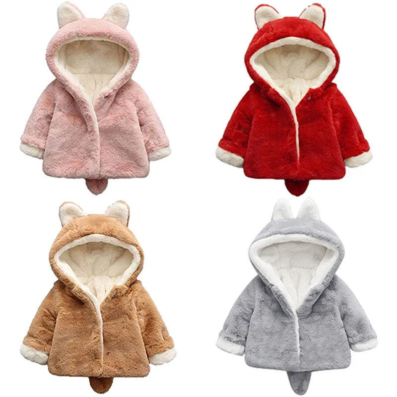 แจ็คเก็ตมีหูแมวน่ารักสำหรับเด็ - Winter Clothing For Babies บทวิจารณ์และราคา