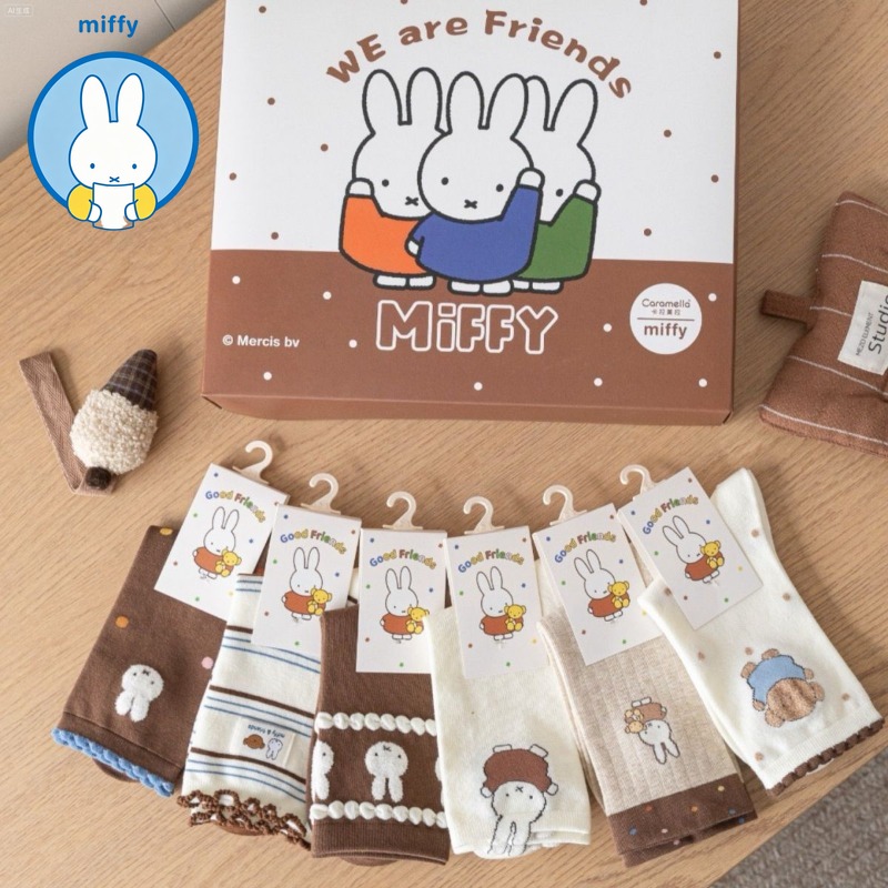 ถุงเท้าข้อกลางลายมิฟฟี่น่ารัก  - Winter Clothing Cute บทวิจารณ์และราคา